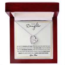 To My Daughter Necklace Gift From Mom, Mother Daughter Gift