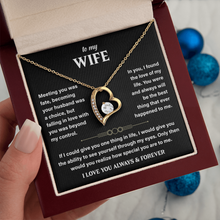 To My Wife Necklace From Husband, Romantic Gift for Her