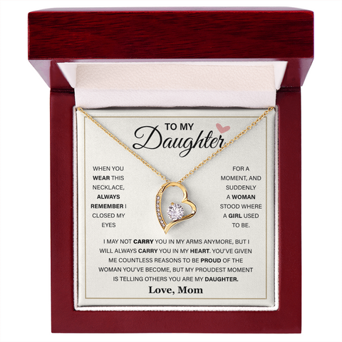 Daughter Necklace – Show Her How Much She's Loved variant image