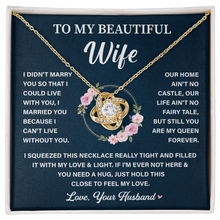 Love Knot Necklace - Wife Gifts From Husband