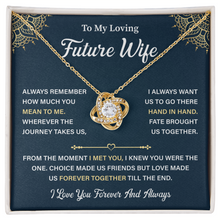 To Future Wife Necklace - Gifts For Her On Christmas Birthday