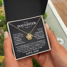 Never Forget That I Love You - To My Daughter Necklace From Dad