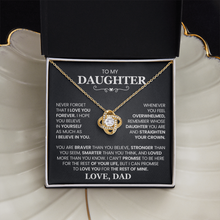 Never Forget That I Love You - To My Daughter Necklace From Dad
