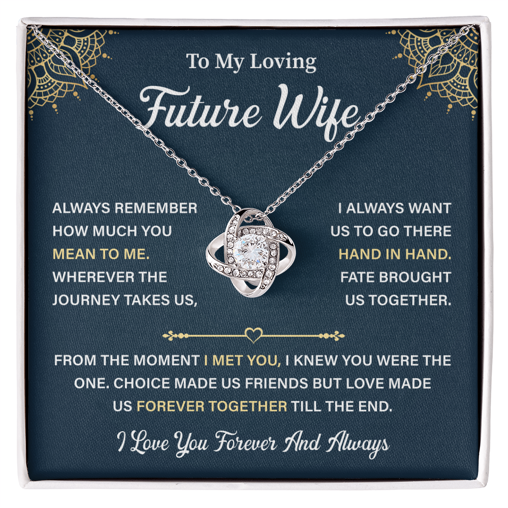 To Future Wife Necklace - Gifts For Her On Christmas Birthday