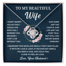Love Knot Necklace - Wife Gifts From Husband