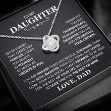 Never Forget That I Love You - To My Daughter Necklace From Dad
