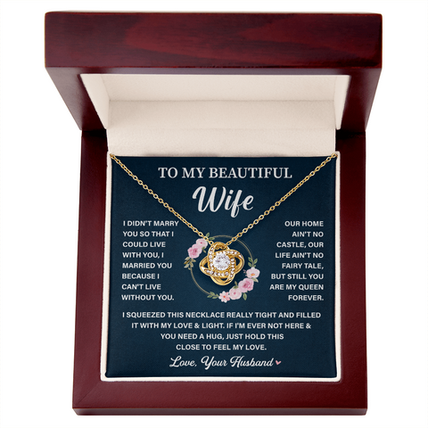 Love Knot Necklace - Wife Gifts From Husband variant image