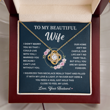Love Knot Necklace - Wife Gifts From Husband