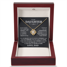 Never Forget That I Love You - To My Daughter Necklace From Dad