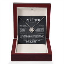 Never Forget That I Love You - To My Daughter Necklace From Dad