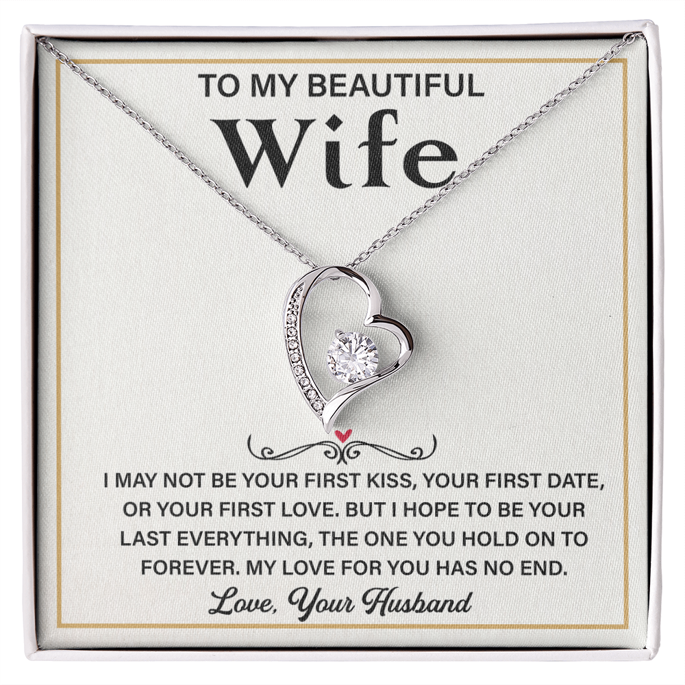 Forever Love Necklace - Stainless Steel Jewelry, Wife Gifts