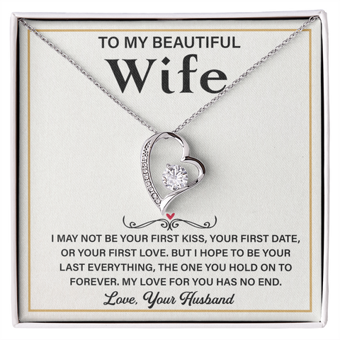 Forever Love Necklace - Stainless Steel Jewelry, Wife Gifts