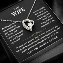 To My Wife Necklace From Husband, Romantic Gift for Her