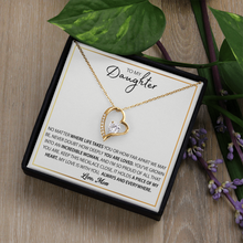 To My Daughter Necklace Gift From Mom, Mother Daughter Gift